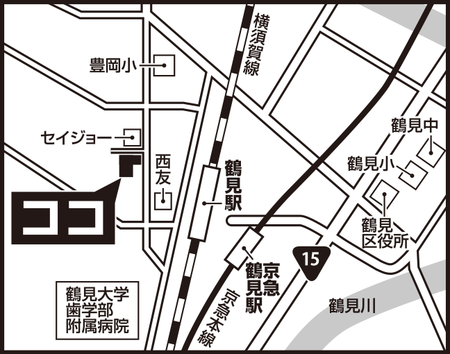 サイエンスゲーツ鶴見駅西口教室の地図